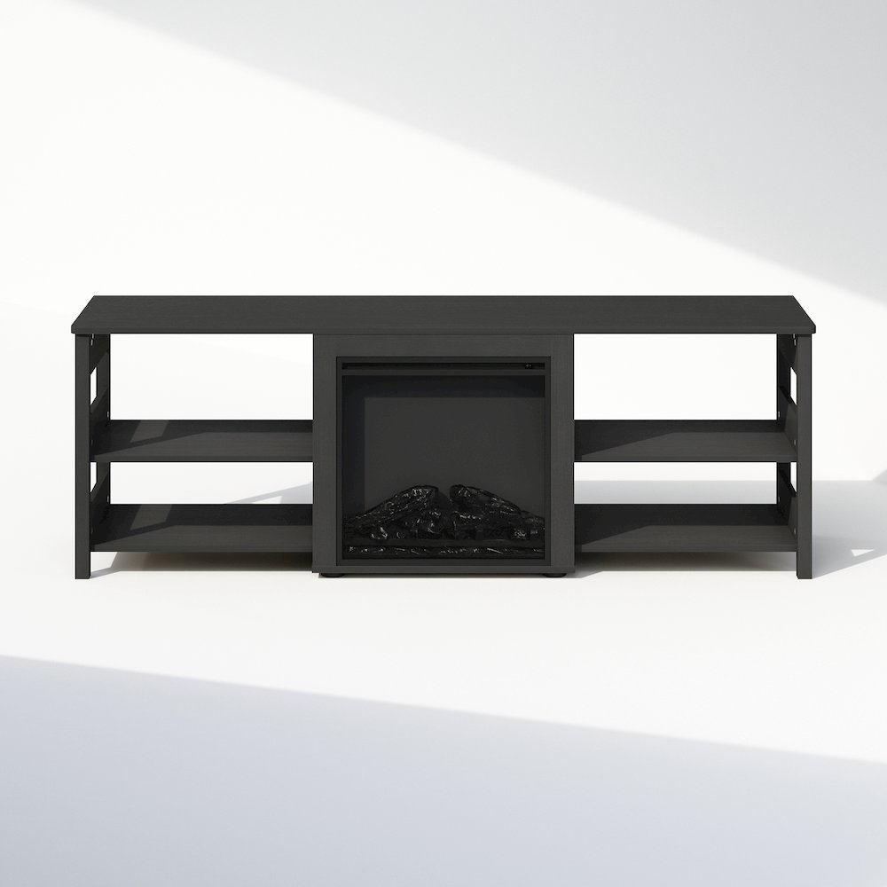 Electric Fireplace TV Stand, Entertainment Center for TV up to 70 Inch. Picture 1