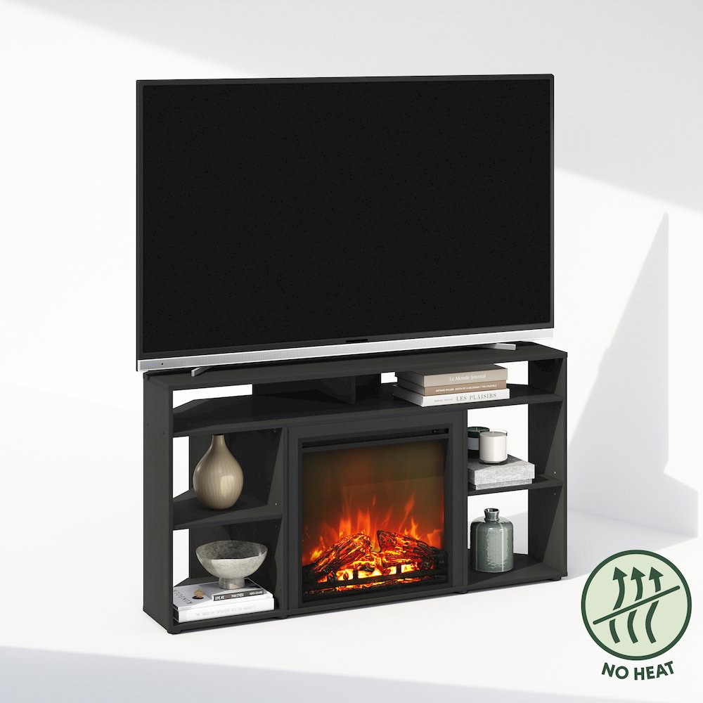 Electric Fireplace Corner TV Stand, Entertainment Center for TV up to 55 Inch. Picture 3