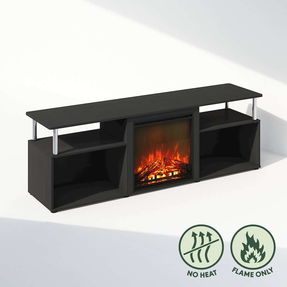 Electric Fireplace Corner TV Stand, Entertainment Center for TV up to 70 Inch. Picture 2