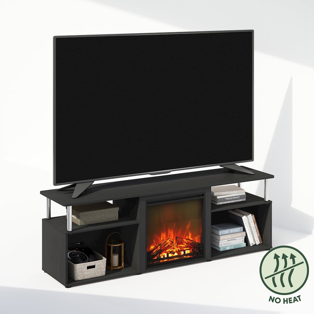 Electric Fireplace Corner TV Stand, Entertainment Center for TV up to 70 Inch. Picture 3