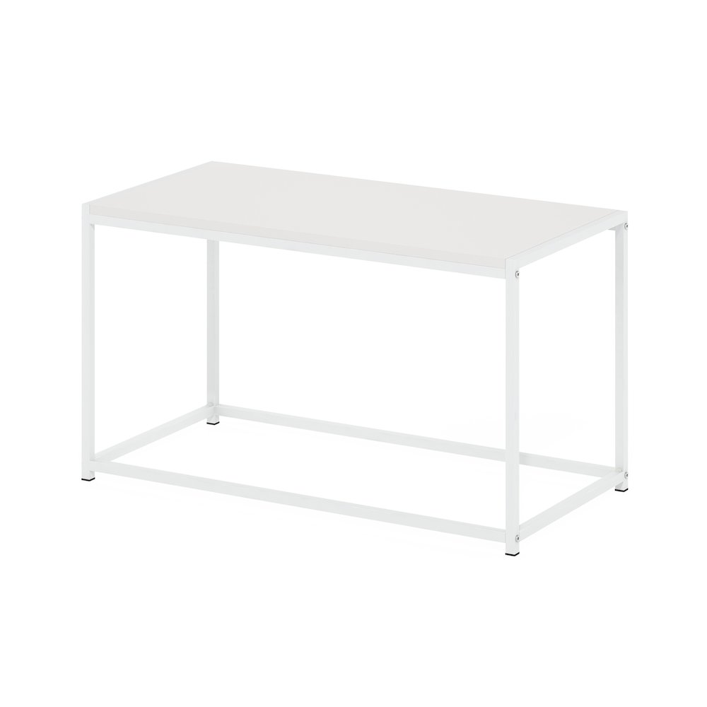 Camnus Modern Living Coffee Table, Solid White/White. Picture 1