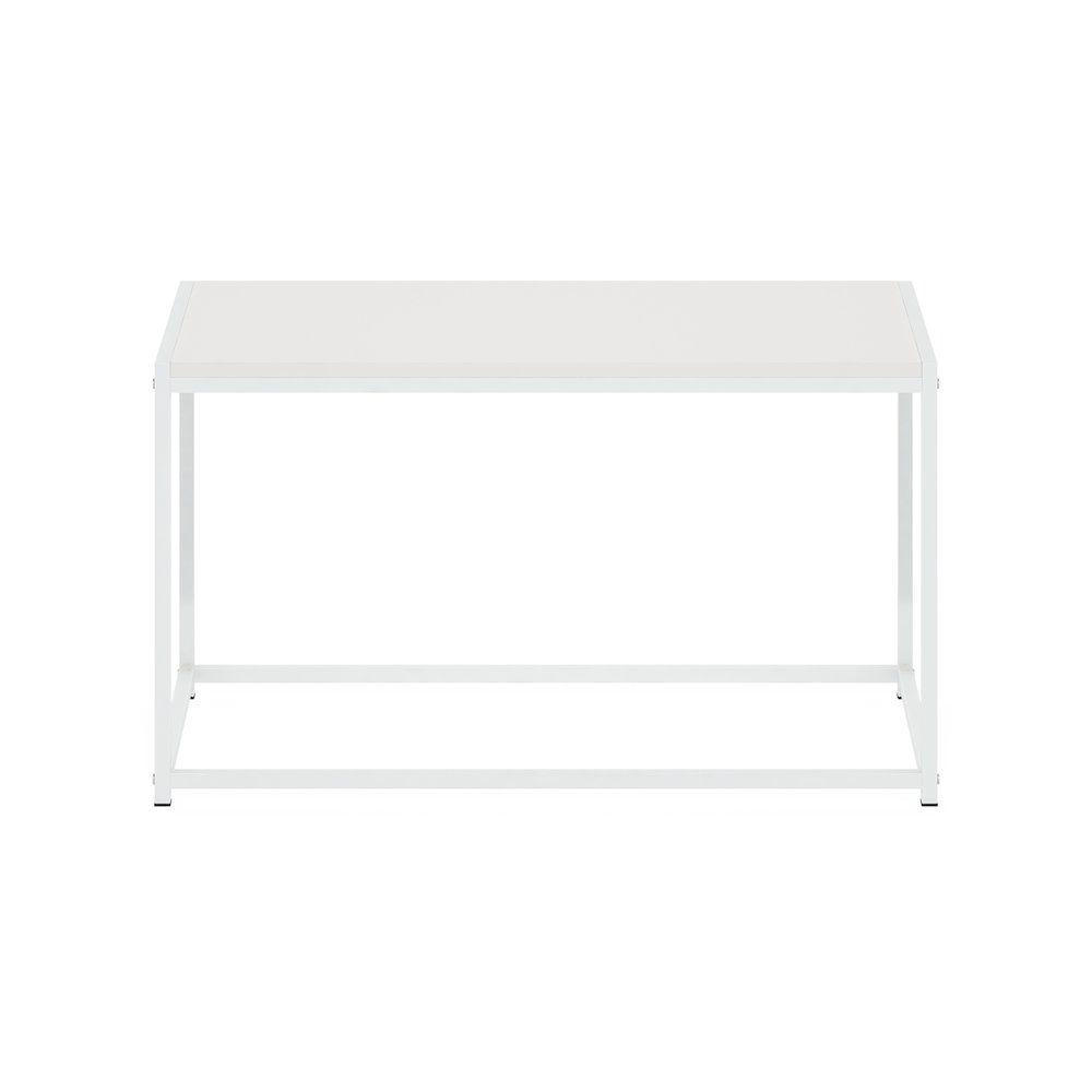 Camnus Modern Living Coffee Table, Solid White/White. Picture 3