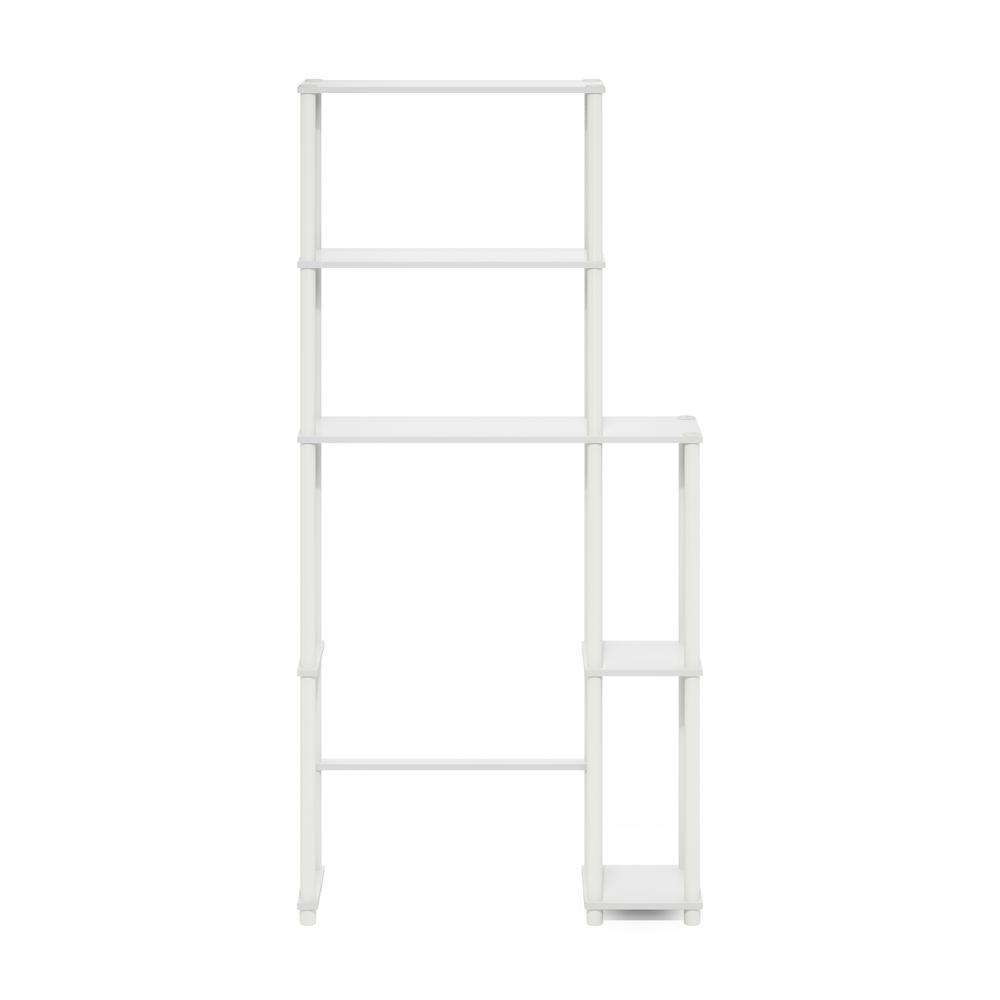 Turn-N-Tube Toilet Space Saver with 5 Shelves, White/White. Picture 2