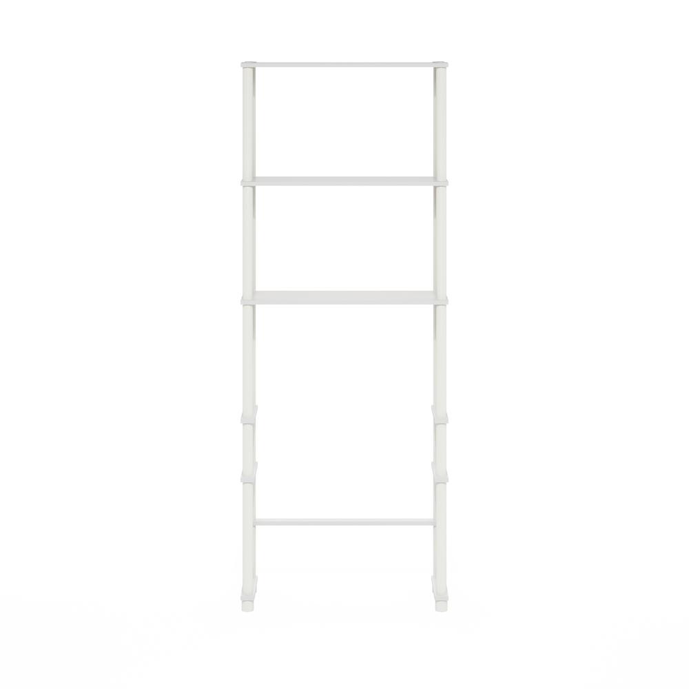 Turn-N-Tube Toilet Space Saver with 3 Shelves, White/White. Picture 2