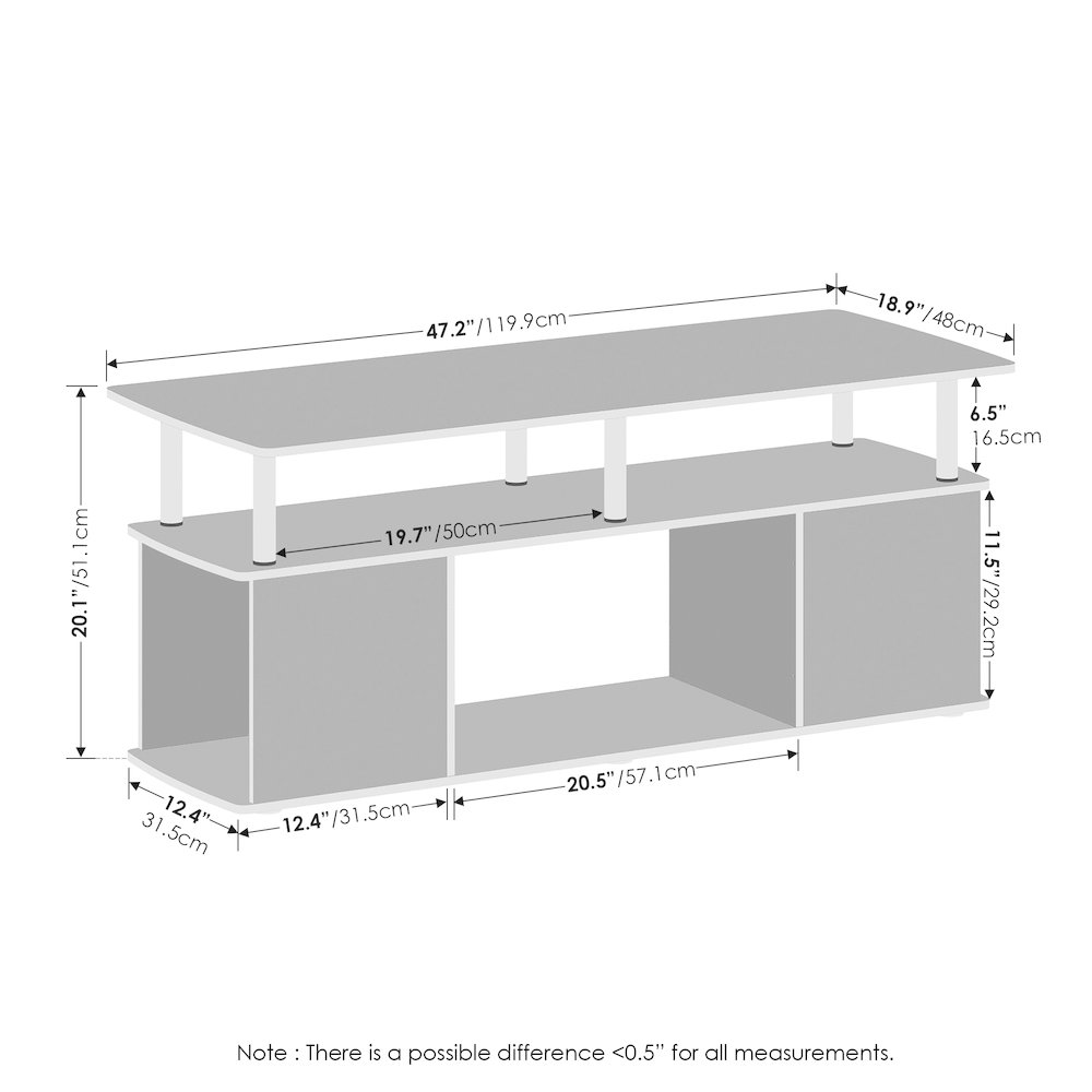 JAYA Utility Design Coffee Table, Black. Picture 2