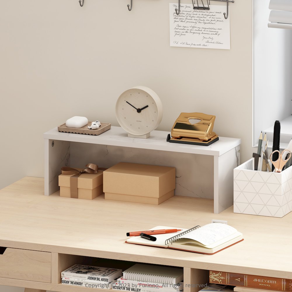 Classic 18-Inch Desk Organizer, Shelf Organizer Storage & Display Stand. Picture 6