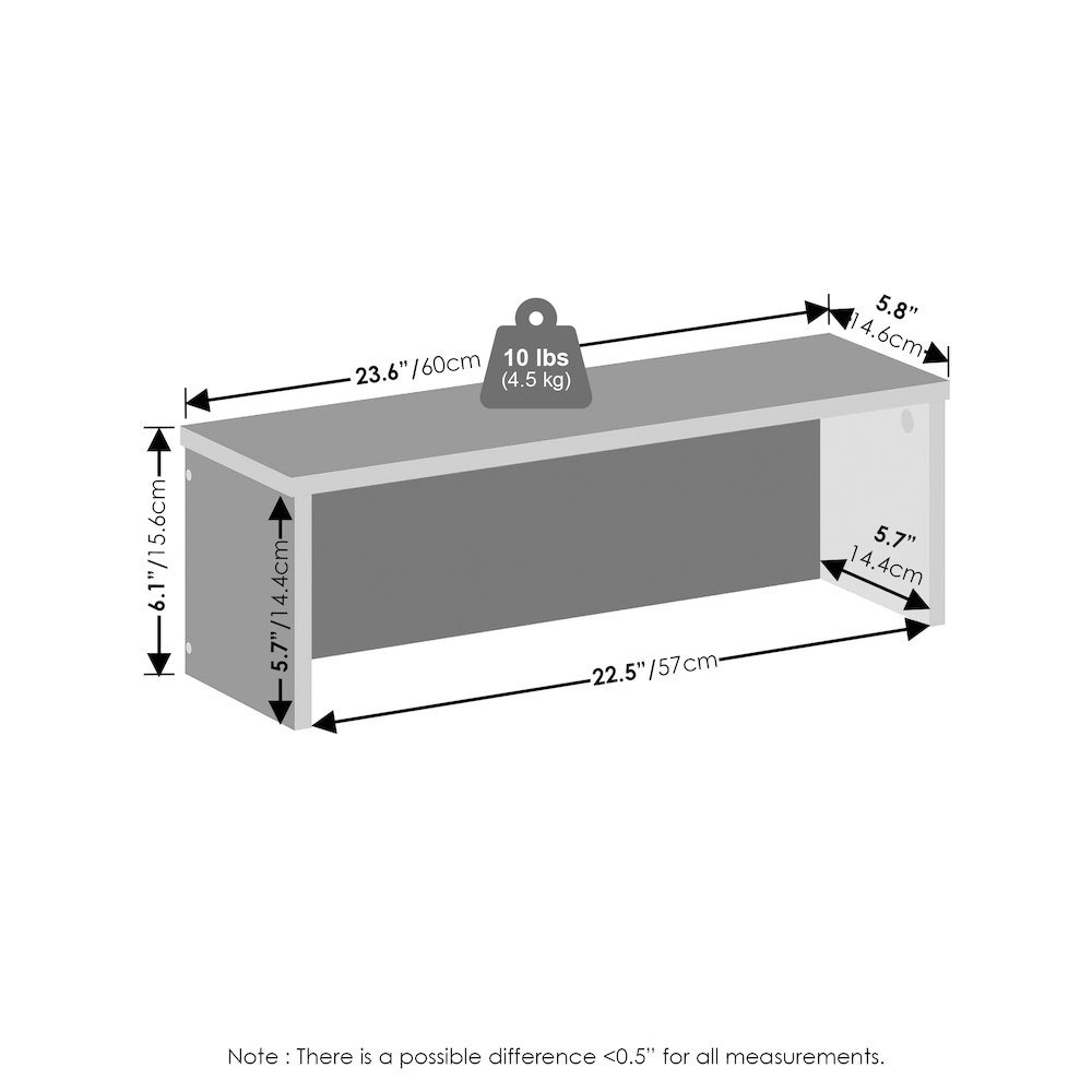 Classic 23-Inch Desk Organizer, Shelf Organizer Storage & Display Stand. Picture 2