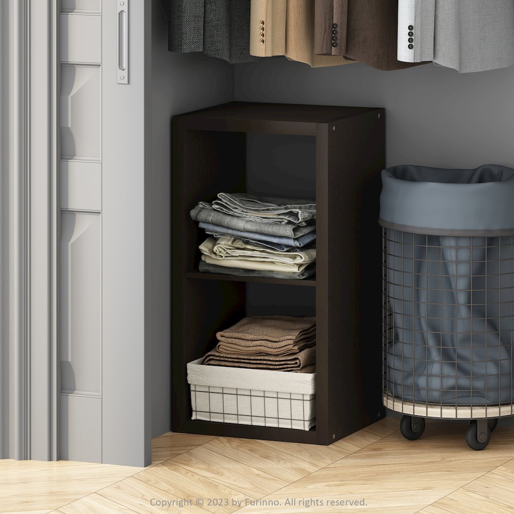 Cubic Open Back Multipurpose Clothing & Closet Storage Organizer Shelf. Picture 6