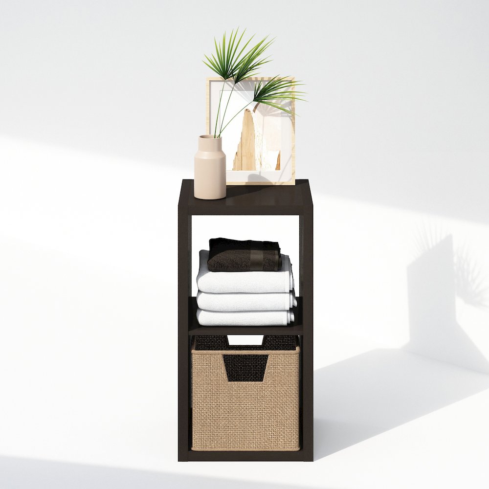 Cubic Open Back Multipurpose Clothing & Closet Storage Organizer Shelf. Picture 5