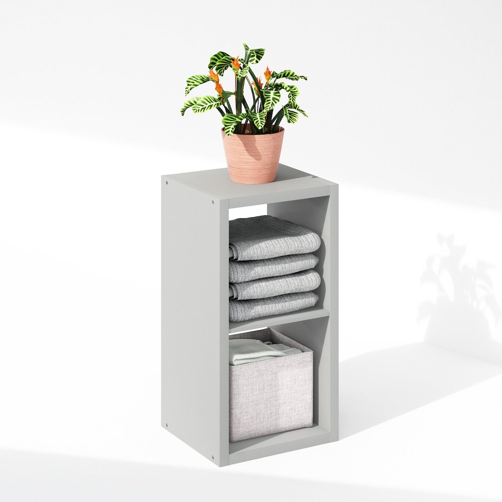 Cubic Open Back Multipurpose Clothing & Closet Storage Organizer Shelf. Picture 4