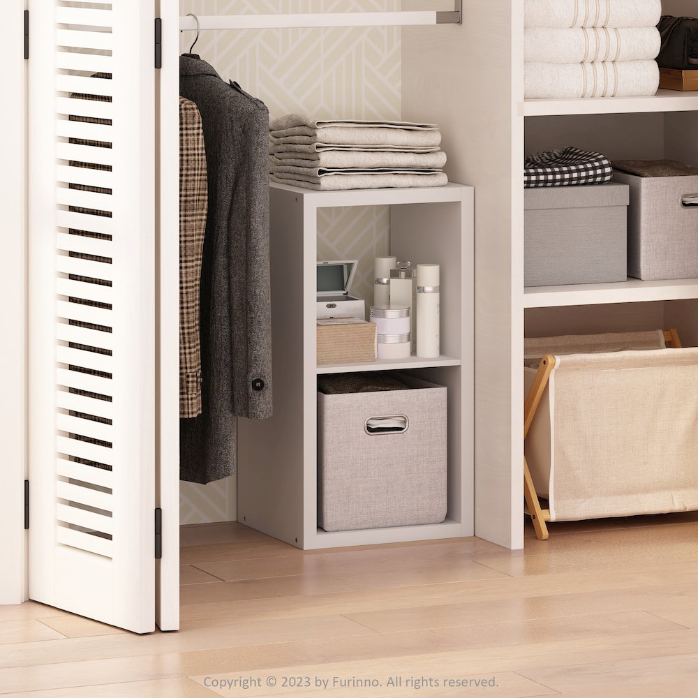 Cubic Open Back Multipurpose Clothing & Closet Storage Organizer Shelf. Picture 6