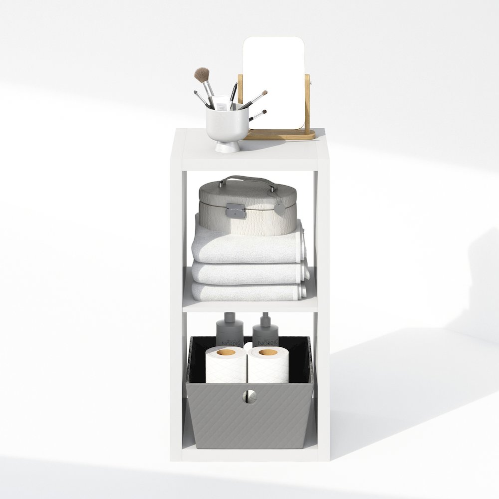 Cubic Open Back Multipurpose Clothing & Closet Storage Organizer Shelf. Picture 5