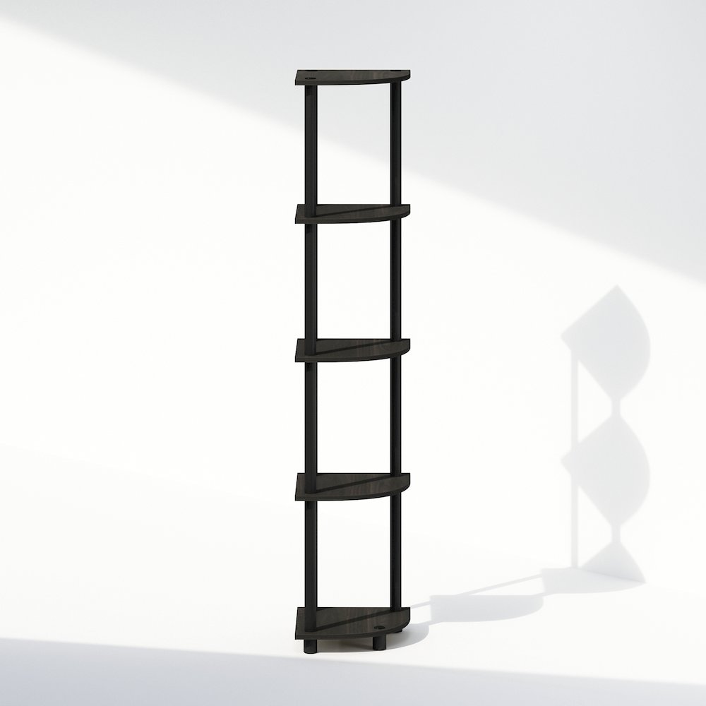 Turn-N-Tube 5 Tier Multipurpose Corner Display Rack Shelving Unit. Picture 3