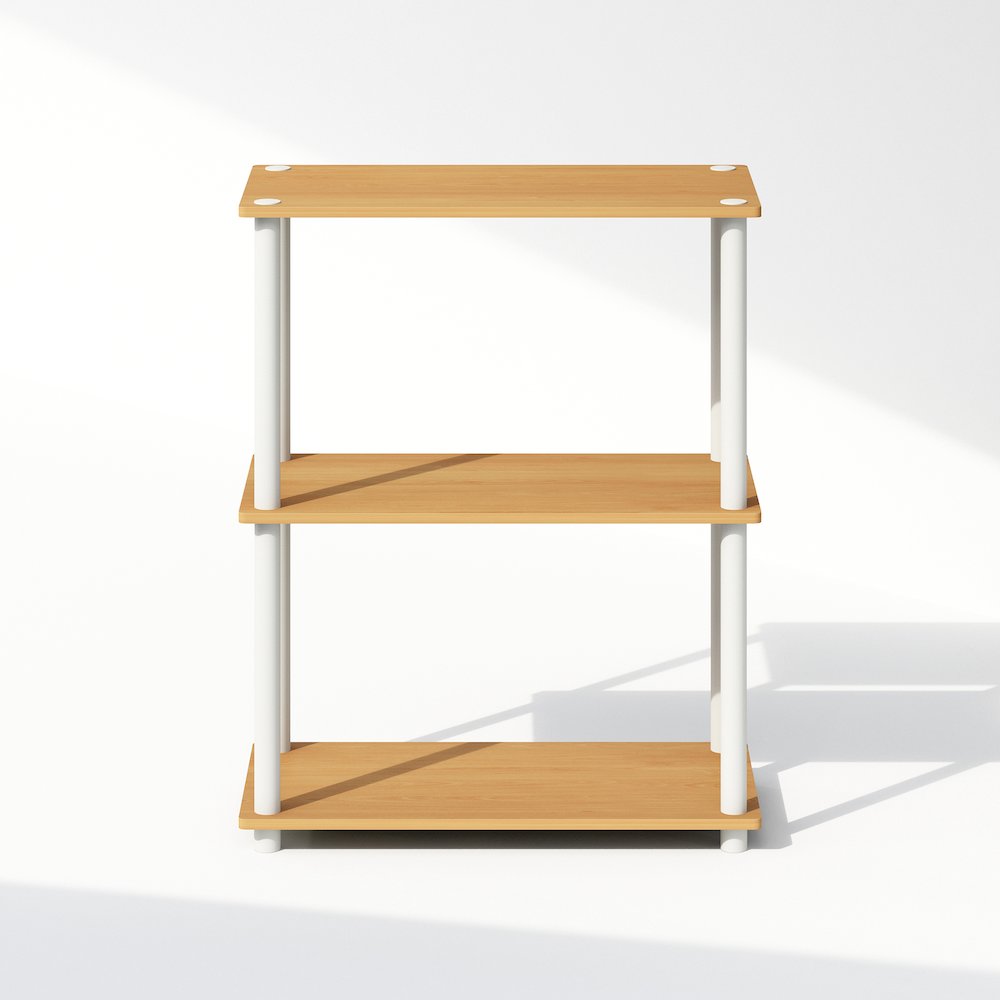 Turn-N-Tube 3-Tier Multipurpose Compact Display Rack, Shelving Unit, Bookcase. Picture 3