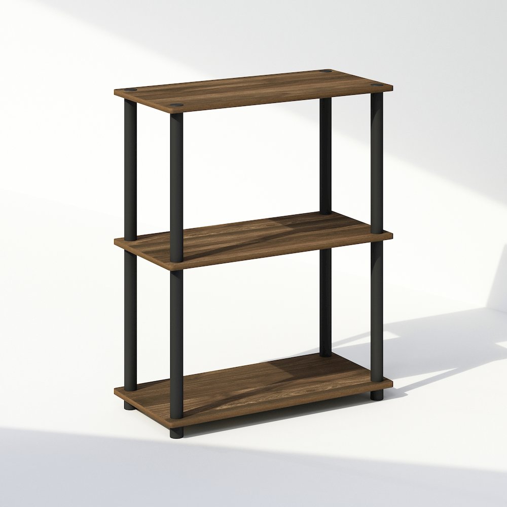 Turn-N-Tube 3-Tier Multipurpose Compact Display Rack, Shelving Unit, Bookcase. Picture 1