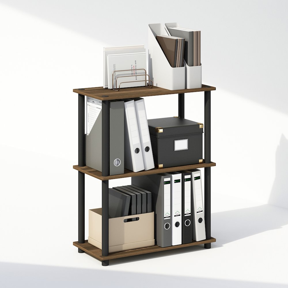 Turn-N-Tube 3-Tier Multipurpose Compact Display Rack, Shelving Unit, Bookcase. Picture 4