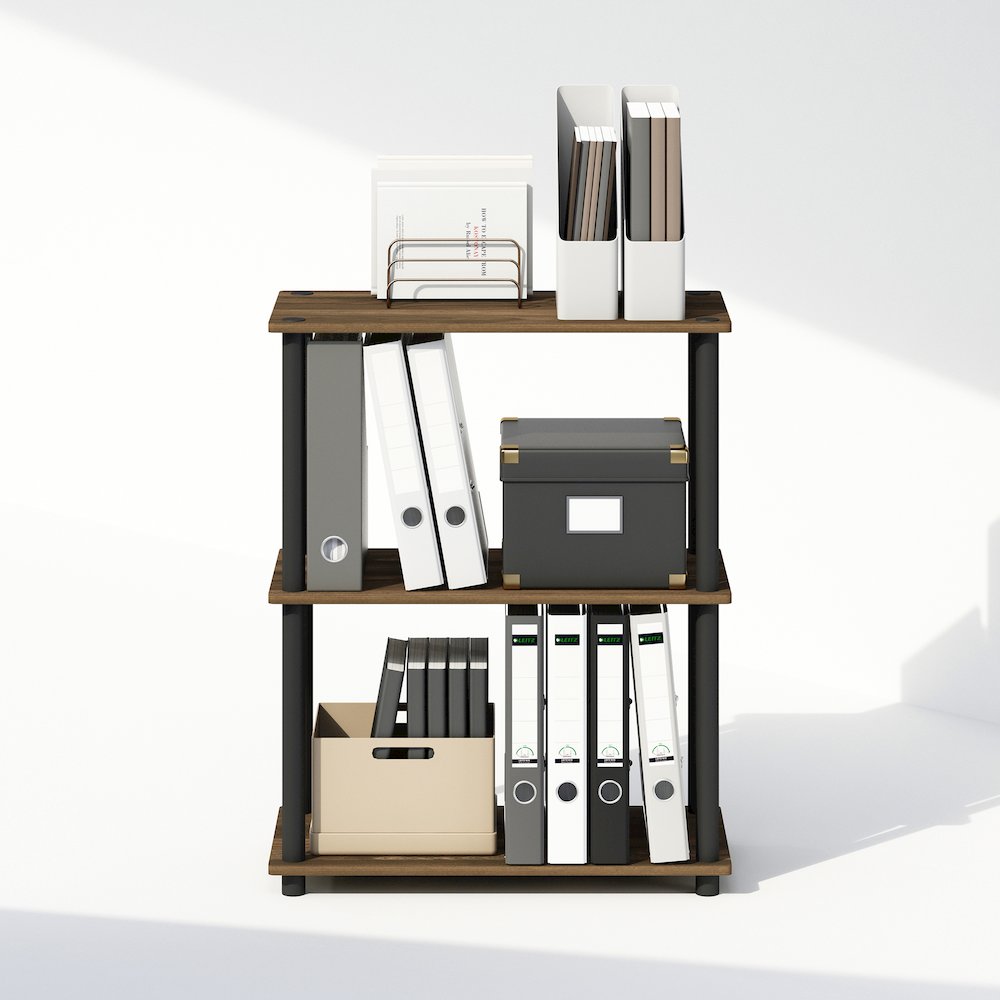 Turn-N-Tube 3-Tier Multipurpose Compact Display Rack, Shelving Unit, Bookcase. Picture 5