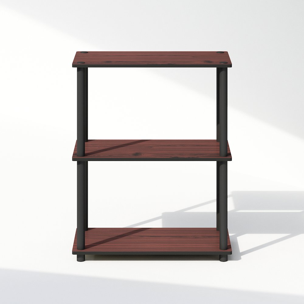Turn-N-Tube 3-Tier Multipurpose Compact Display Rack, Shelving Unit, Bookcase. Picture 3
