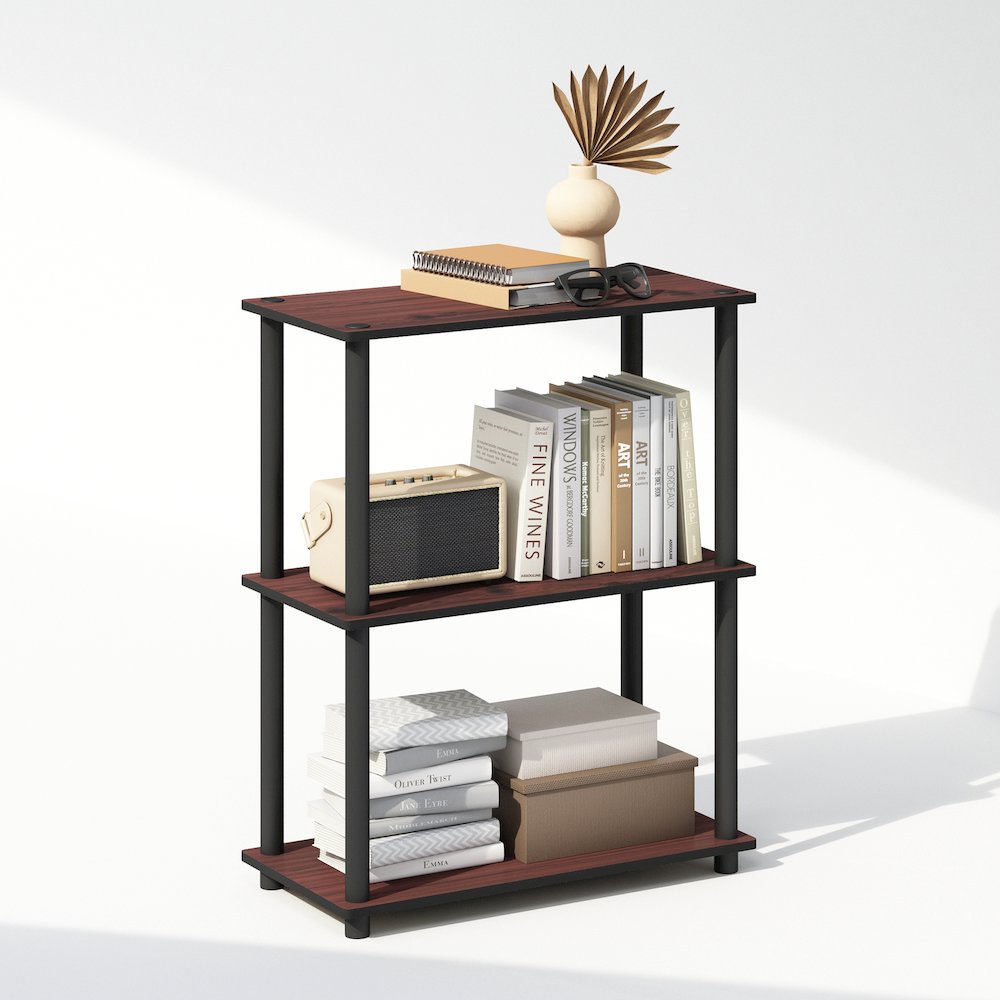 Turn-N-Tube 3-Tier Multipurpose Compact Display Rack, Shelving Unit, Bookcase. Picture 4