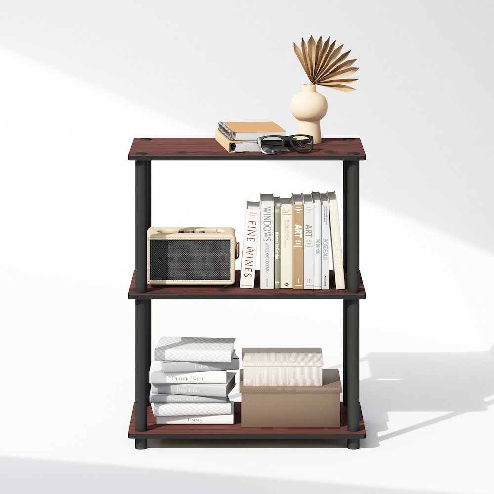 Turn-N-Tube 3-Tier Multipurpose Compact Display Rack, Shelving Unit, Bookcase. Picture 5