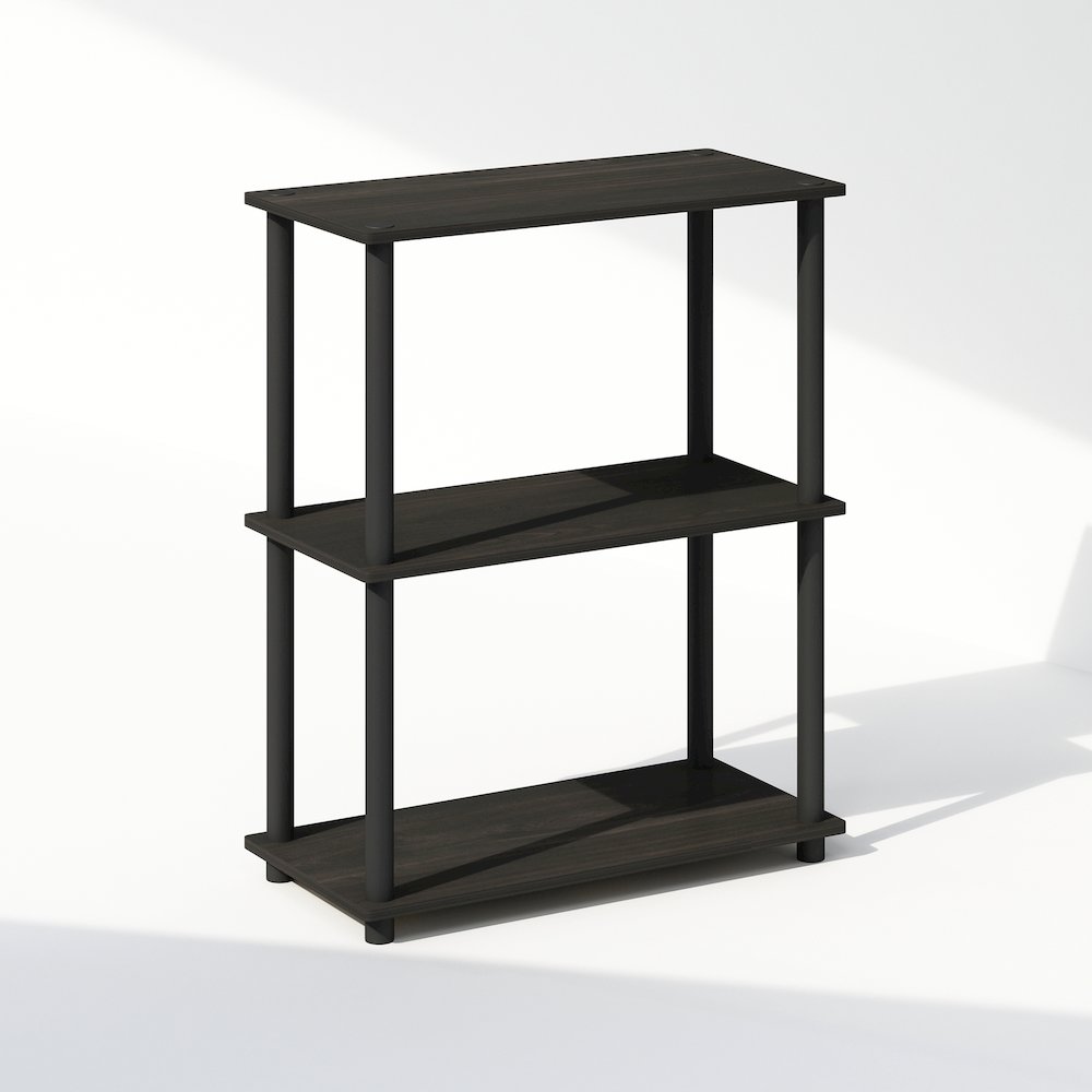 Turn-N-Tube 3-Tier Multipurpose Compact Display Rack, Shelving Unit, Bookcase. Picture 1
