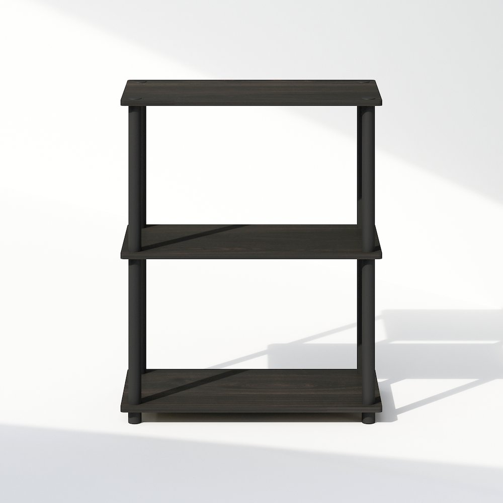Turn-N-Tube 3-Tier Multipurpose Compact Display Rack, Shelving Unit, Bookcase. Picture 3