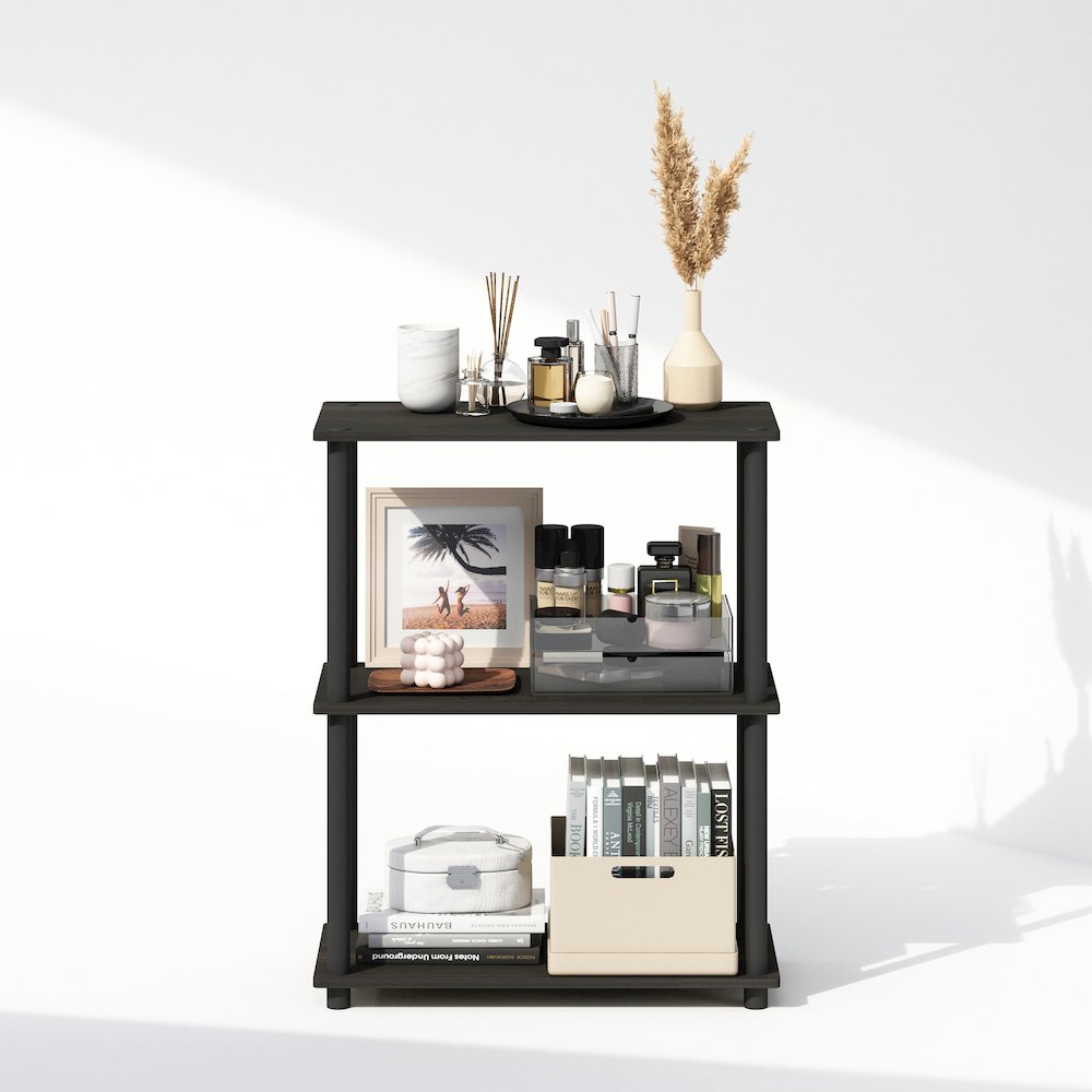 Turn-N-Tube 3-Tier Multipurpose Compact Display Rack, Shelving Unit, Bookcase. Picture 5