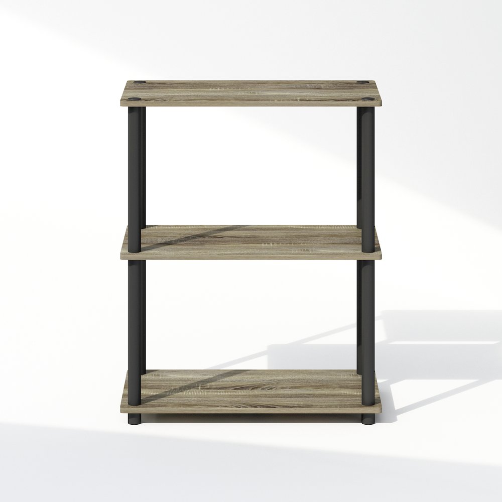 Turn-N-Tube 3-Tier Multipurpose Compact Display Rack, Shelving Unit, Bookcase. Picture 3