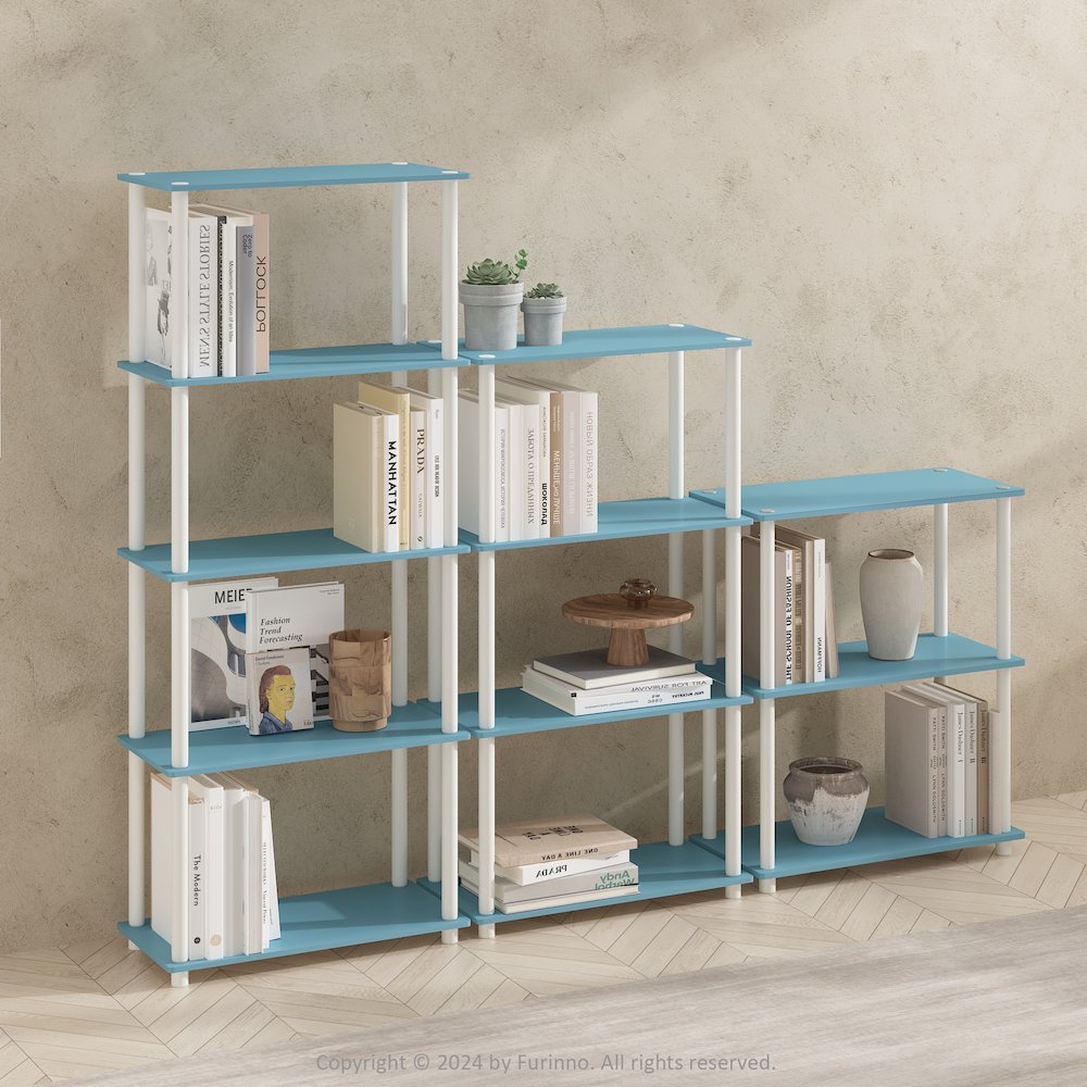 Turn-N-Tube 3-Tier Multipurpose Compact Display Rack, Shelving Unit, Bookcase. Picture 6