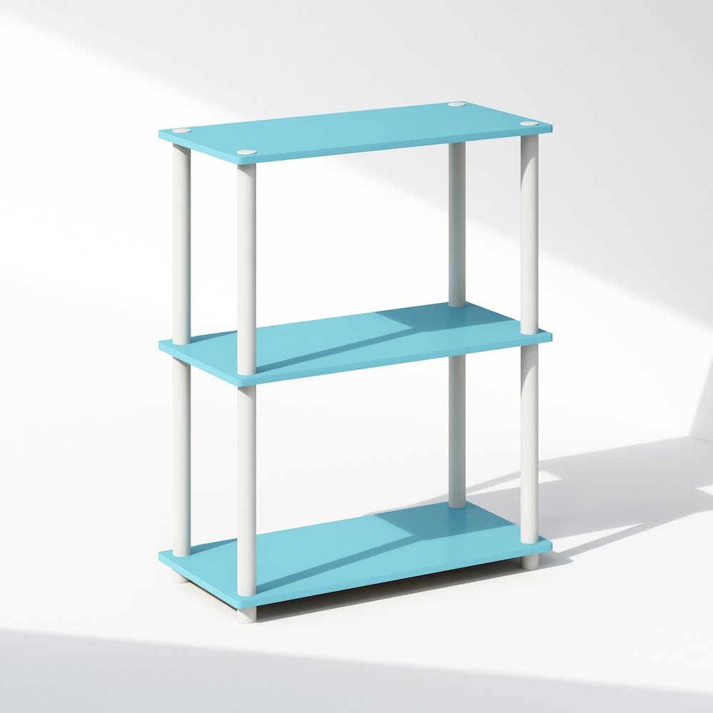 Turn-N-Tube 3-Tier Multipurpose Compact Display Rack, Shelving Unit, Bookcase. Picture 1