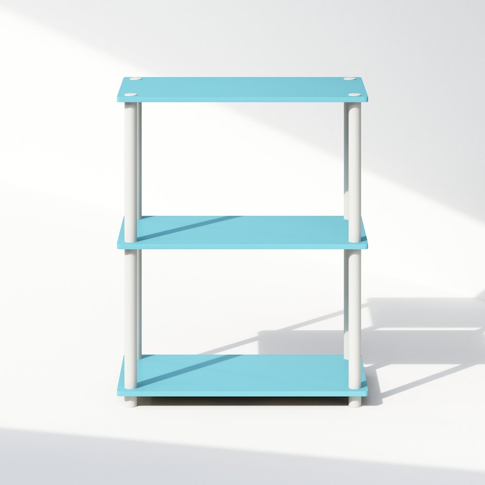 Turn-N-Tube 3-Tier Multipurpose Compact Display Rack, Shelving Unit, Bookcase. Picture 3