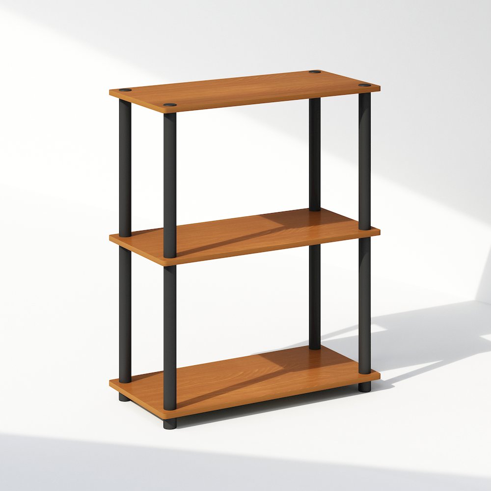 Turn-N-Tube 3-Tier Multipurpose Compact Display Rack, Shelving Unit, Bookcase. Picture 1