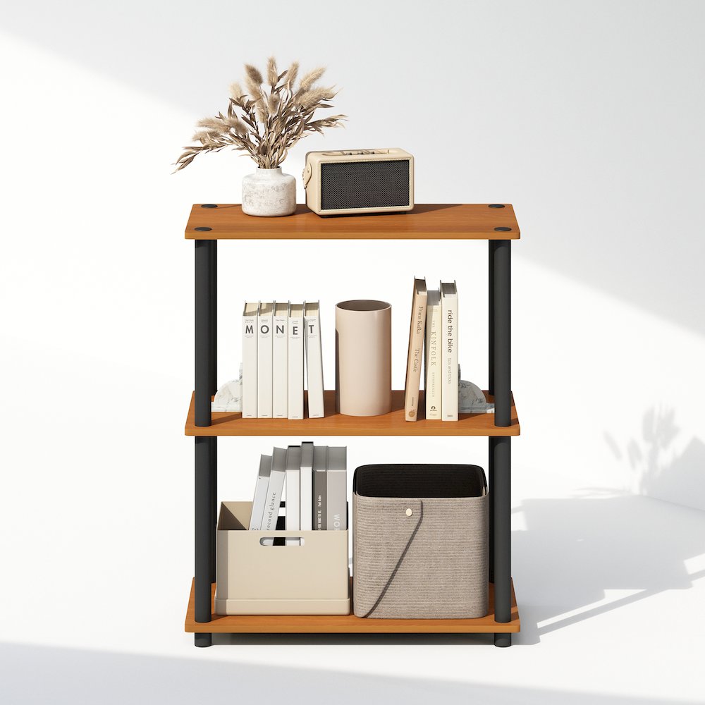 Turn-N-Tube 3-Tier Multipurpose Compact Display Rack, Shelving Unit, Bookcase. Picture 5