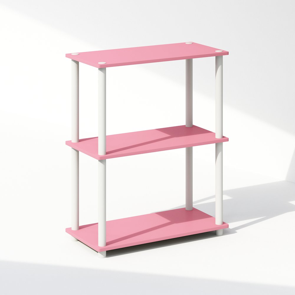 Turn-N-Tube 3-Tier Multipurpose Compact Display Rack, Shelving Unit, Bookcase. Picture 1