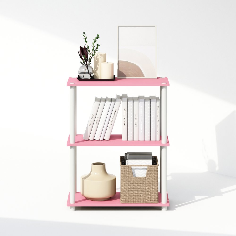 Turn-N-Tube 3-Tier Multipurpose Compact Display Rack, Shelving Unit, Bookcase. Picture 5