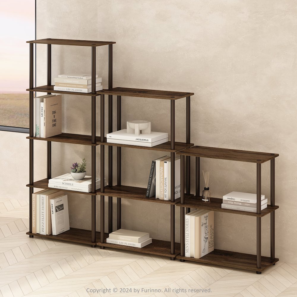 Turn-N-Tube 3-Tier Multipurpose Compact Display Rack, Shelving Unit, Bookcase. Picture 6