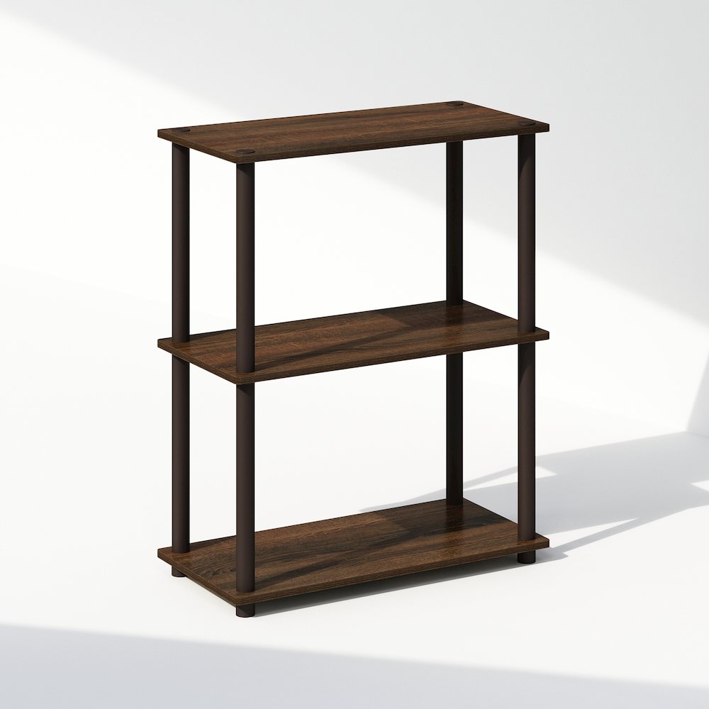 Turn-N-Tube 3-Tier Multipurpose Compact Display Rack, Shelving Unit, Bookcase. Picture 1