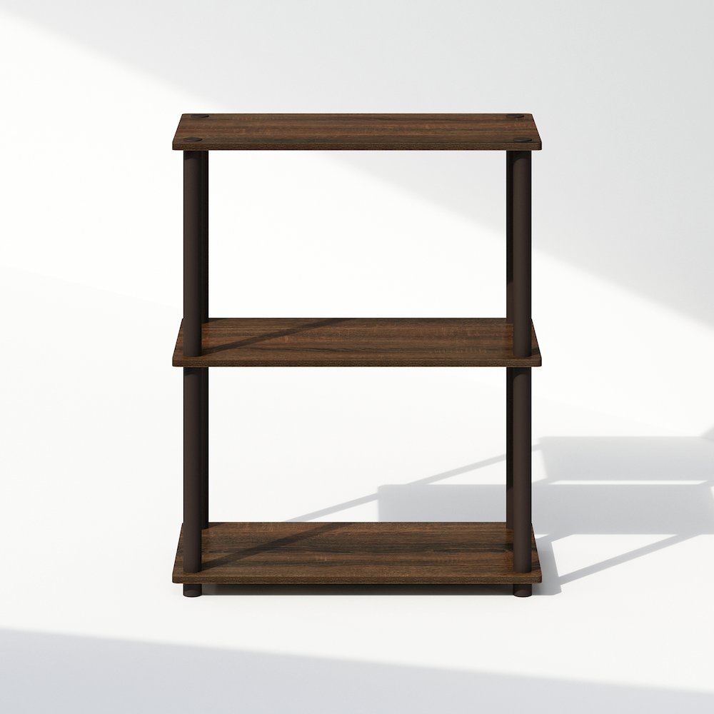 Turn-N-Tube 3-Tier Multipurpose Compact Display Rack, Shelving Unit, Bookcase. Picture 3
