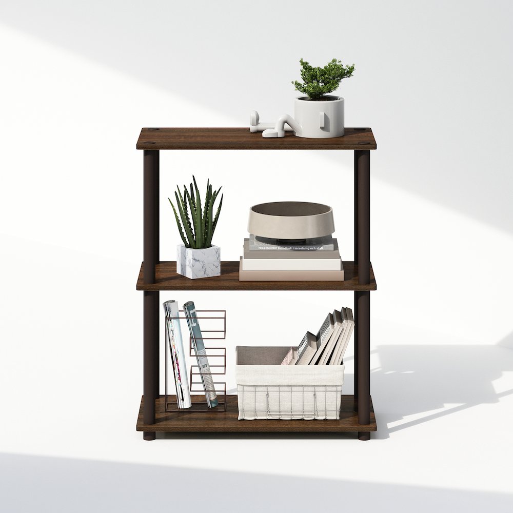 Turn-N-Tube 3-Tier Multipurpose Compact Display Rack, Shelving Unit, Bookcase. Picture 5