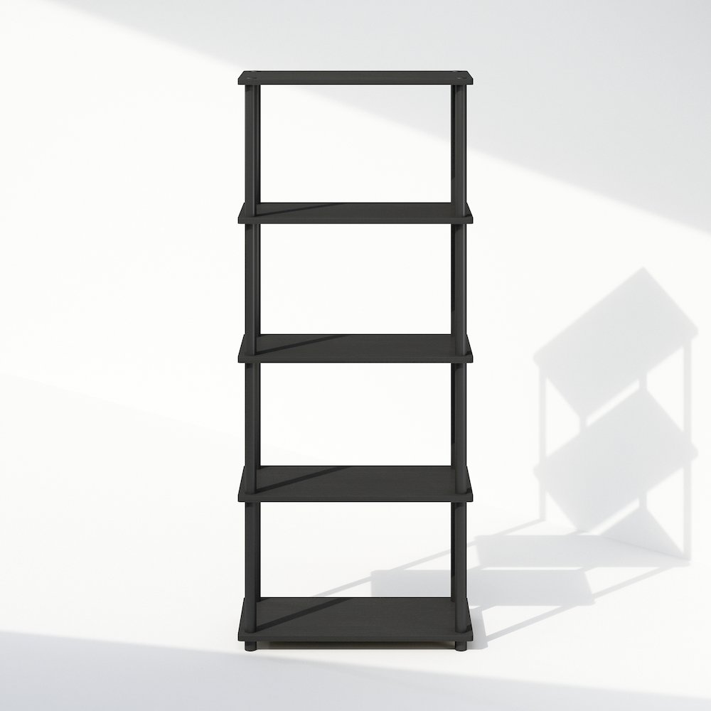 Turn-N-Tube 5-Tier Multipurpose Compact Display Rack, Shelving Unit, Bookcase. Picture 3