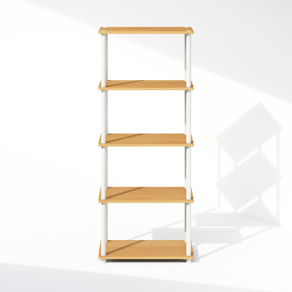 Turn-N-Tube 5-Tier Multipurpose Compact Display Rack, Shelving Unit, Bookcase. Picture 3