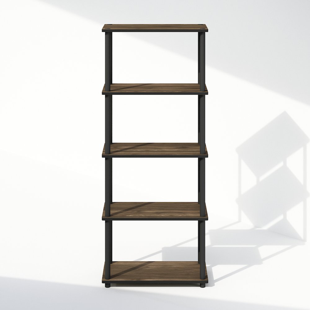 Turn-N-Tube 5-Tier Multipurpose Compact Display Rack, Shelving Unit, Bookcase. Picture 3