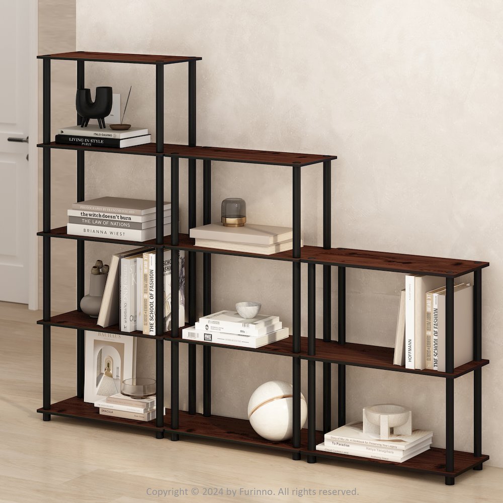 Turn-N-Tube 5-Tier Multipurpose Compact Display Rack, Shelving Unit, Bookcase. Picture 6