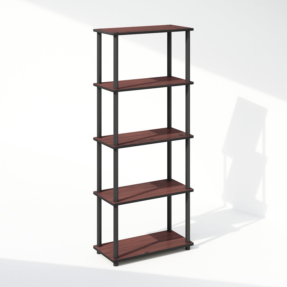 Turn-N-Tube 5-Tier Multipurpose Compact Display Rack, Shelving Unit, Bookcase. Picture 1