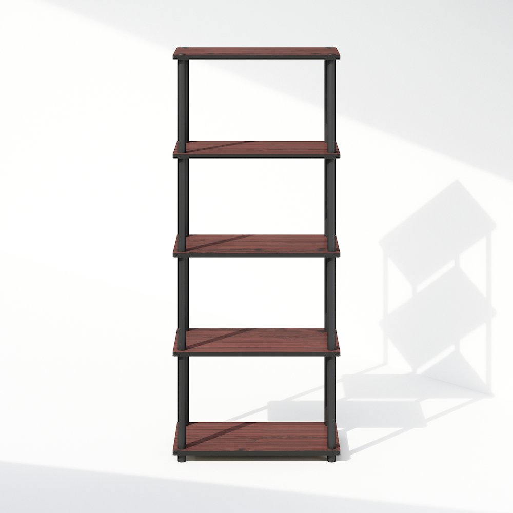 Turn-N-Tube 5-Tier Multipurpose Compact Display Rack, Shelving Unit, Bookcase. Picture 3