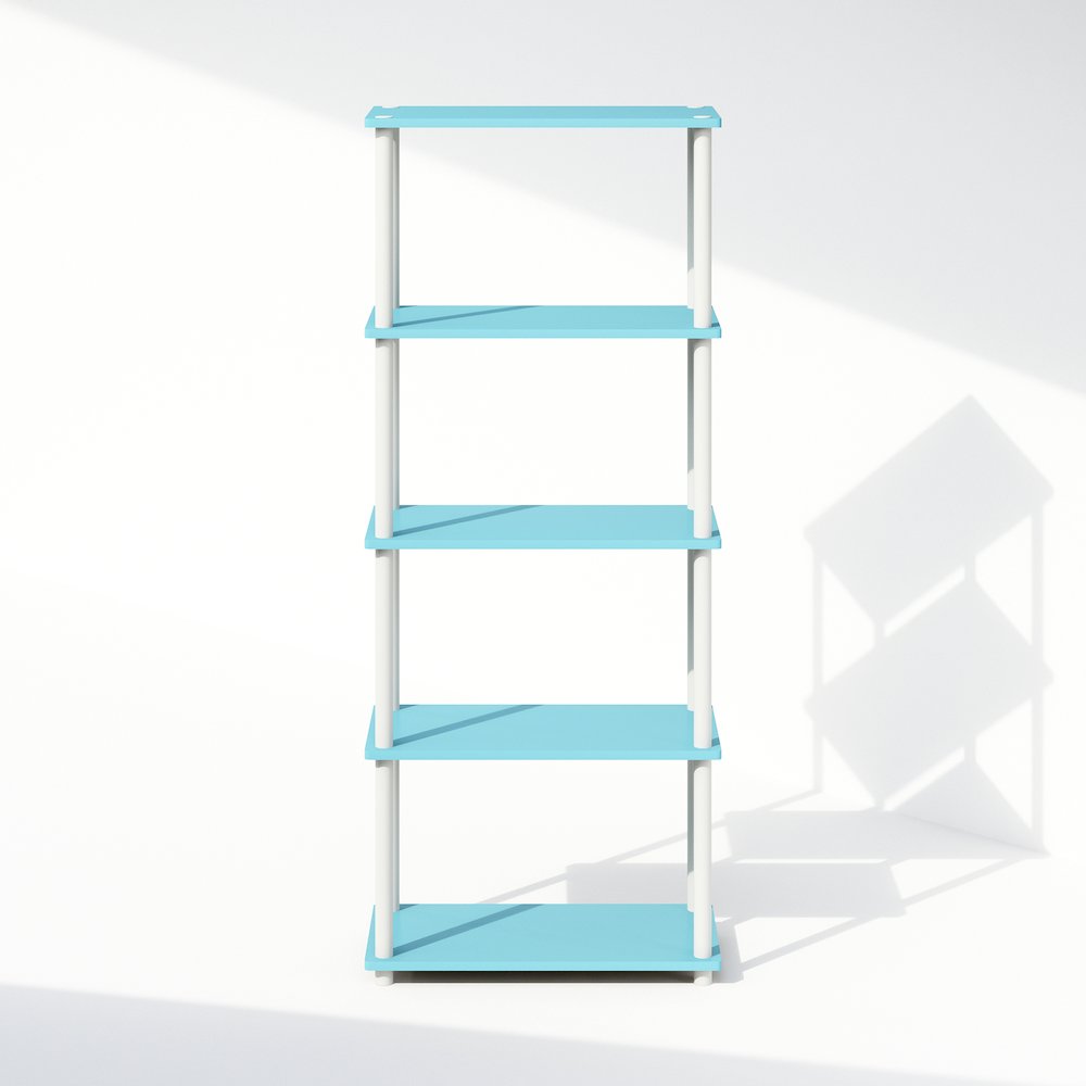 Turn-N-Tube 5-Tier Multipurpose Compact Display Rack, Shelving Unit, Bookcase. Picture 3