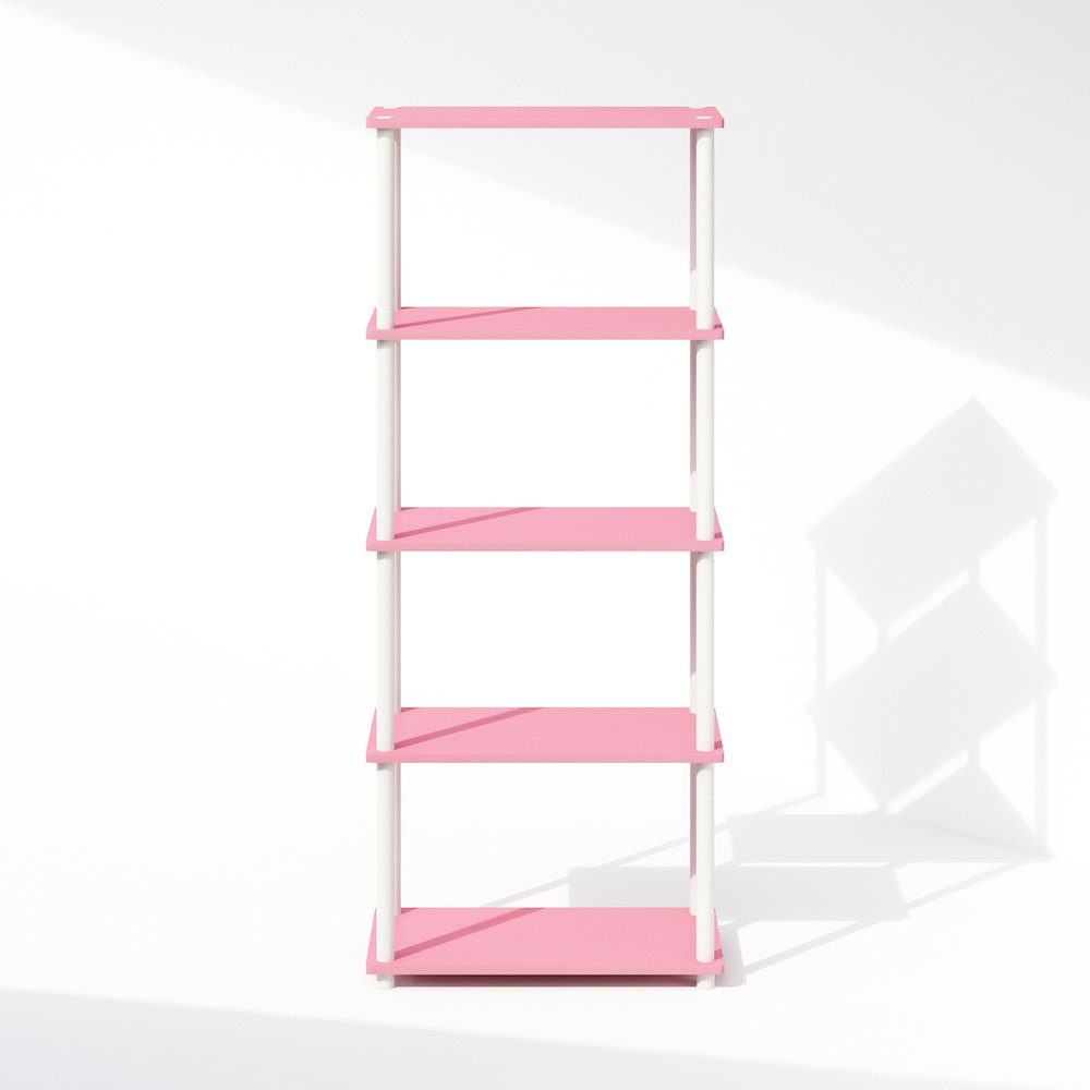 Turn-N-Tube 5-Tier Multipurpose Compact Display Rack, Shelving Unit, Bookcase. Picture 3