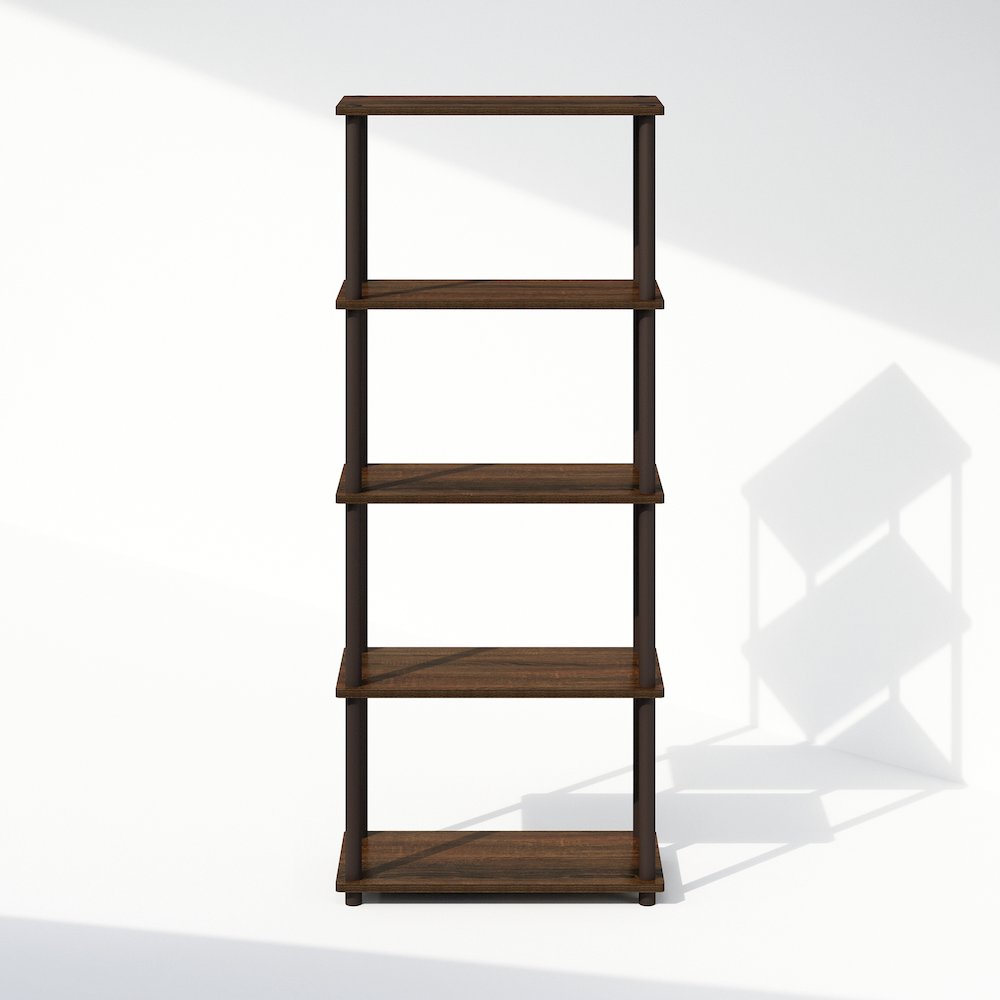 Turn-N-Tube 5-Tier Multipurpose Compact Display Rack, Shelving Unit, Bookcase. Picture 3