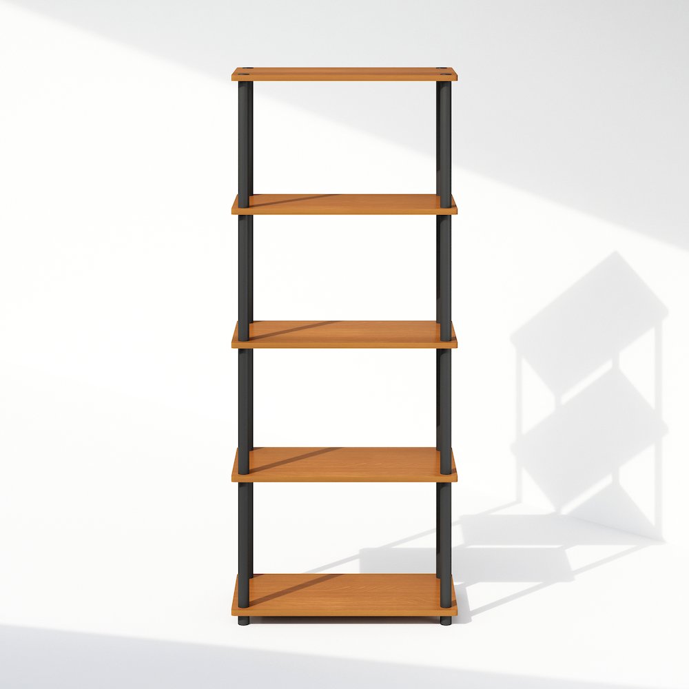 Turn-N-Tube 5-Tier Multipurpose Compact Display Rack, Shelving Unit, Bookcase. Picture 3