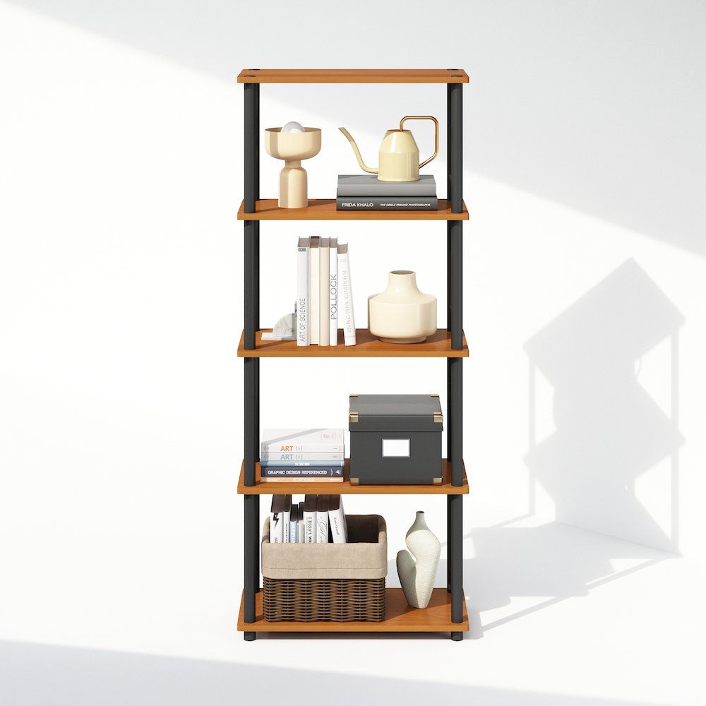 Turn-N-Tube 5-Tier Multipurpose Compact Display Rack, Shelving Unit, Bookcase. Picture 5